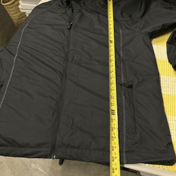 Nike Jacket Mens Large Black Dri-Fit Full Zip Windbreaker Gorpcore Y2K Stitch - Picture 14 of 15